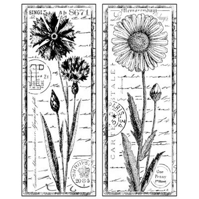 Crafty Individuals Rubber Stamp - Tall Wild Flowers